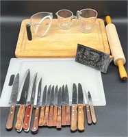 CUTTING BOARDS, KNIVES & MORE