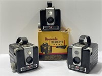 Vintage Kodak Brownie Hawkeye Cameras
