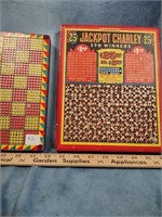 (2) Gambling Punch Board Games, Vintage