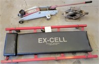 R - EX-CELL ROLLING UNDER THE CAR CART & JACK (L13