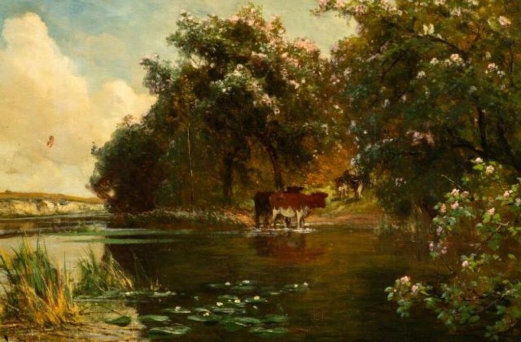 Antique Landscape Painting, Arthur William Redgate