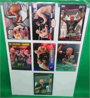 7x GSP George St. Pierre UFC Cards Topps 2010-13