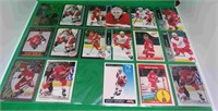 17x Detroit Red Wings Cards YZERMAN 2nd Year Park+