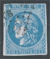 FRANCE #45a USED FINE-VF