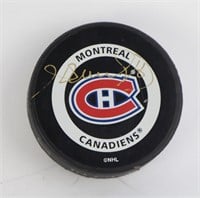 AUTOGRAPHED MONTREAL CANADIENS HOCKEY PUCK