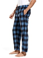 P3575  DG Hill Men's Fleece Pajama Bottoms - Plaid