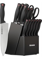 Astercook Knife Set, 15 Pieces Kitchen knives S