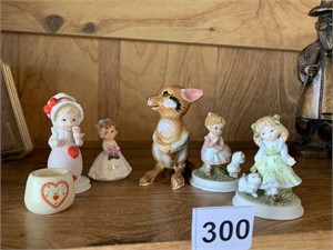 ASSORTED FIGURINES INCL. 2 LEFTON ON RIGHT
