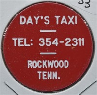 Vintage Rockwood TN Taxi Coin