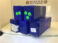 Lot of 5 Plastic PCGS Slab Holder Boxes - each