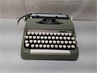 Olive Colored Smith Corona Sterling Typewriter