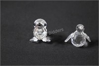 Swarovski Crystal Baby Seal & Penguin