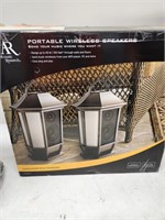 Portable Wireless Indoor/Outdoor Speakers