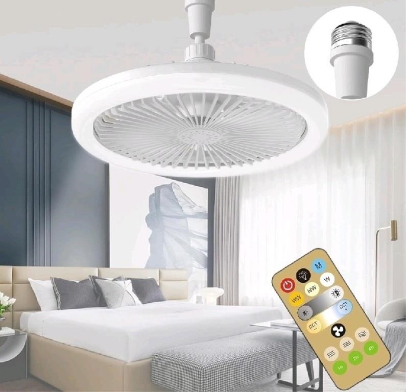 ghicc 9.5 inch Ceiling Fan with Lights, Small Sock