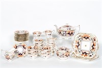 39pc Davenport Imari Porcelain Tea/Coffee Service