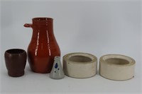 Pottery / Stoneware Tray Lot