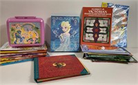 Lot of coloring books & misc