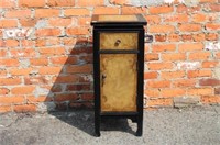 Small painted 1 door/1 drawer Cabinet