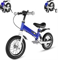 Balance Bike 2 in 1  12-14in  Bule 12in