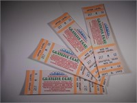 WOW!  Unused original tickets to 1993 Grateful Dea