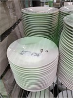 47 White Porcelain 230mm Dinner Plates