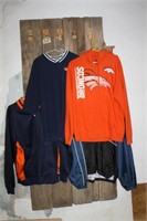 LOT OF NFL FOOTBALL JERSEY'S AND JACKETS