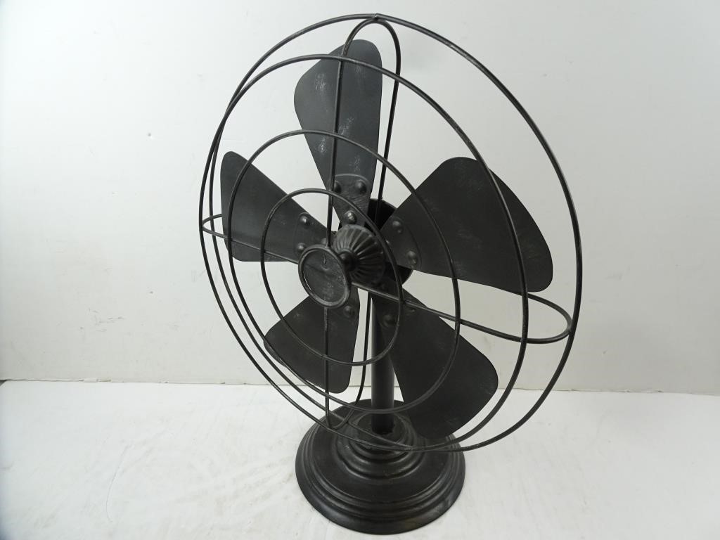 18.5" Decorative Metal Fan