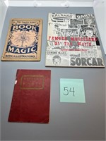 Antique & Vintage Magic Pamphlets/Books