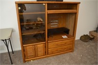 Wood Entertainment Cabinet