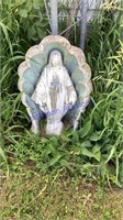 Blessed Virgin Mary outdoor statue