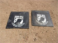 POW* MIA Mud Flaps