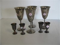 (4) Large and (4) Small chalice style