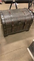 Storage chest with bronze finish