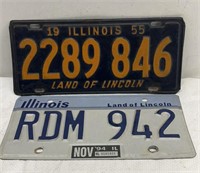 1955 Illinois 2289 846 / 1994 RDM 942 Pair of
