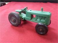 Green Farm Tractor.. Rubber or Plastic NICE