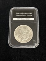 1885 O Morgan Silver Dollar in PCS Holder
