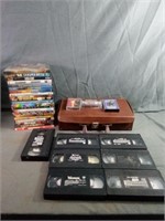 Assortment of DVD'S, VHS Tapes Without Cases,