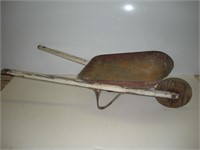 Child Metal Toy Wheelbarrow 12 x 32 x 8 inches