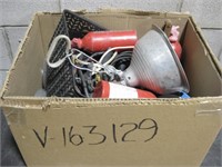 Assorted Hardware & Fire Extinguishers Untested