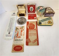 Advertising Items Cigar Tins Amoco Thermometer