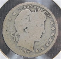 1897-S Liberty Head Quarter.