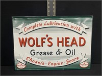 Heavy Metal, Wolfs Head Motor Oil Sign