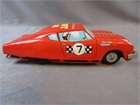 Vintage Cragstan Tin Wind Up Stunt Car