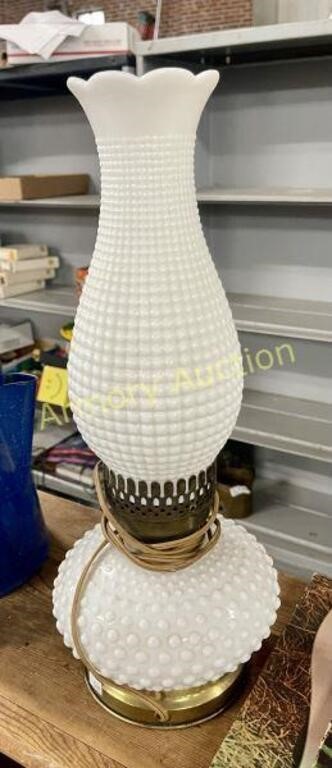 MILK GLASS LAMP