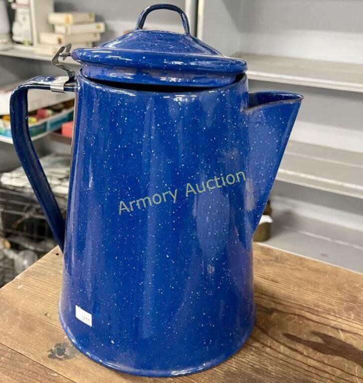 ENAMEL CAMP COFFEE POT