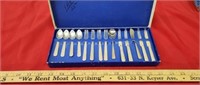 MINI ANTIQUE  SILVERWARE  SET  FOR KIDS PLAY