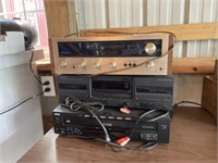 Stereo, CD Player, and Cassette Player