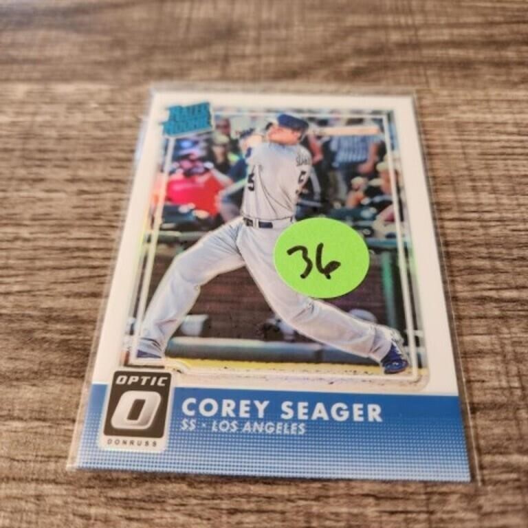 2016 Optic Rated Rookie Holo Corey Seager