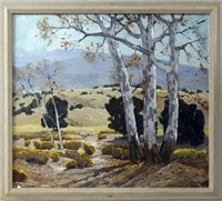 Douglas Shively Oil on Board landscape