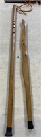 2 - Wood Walking Sticks